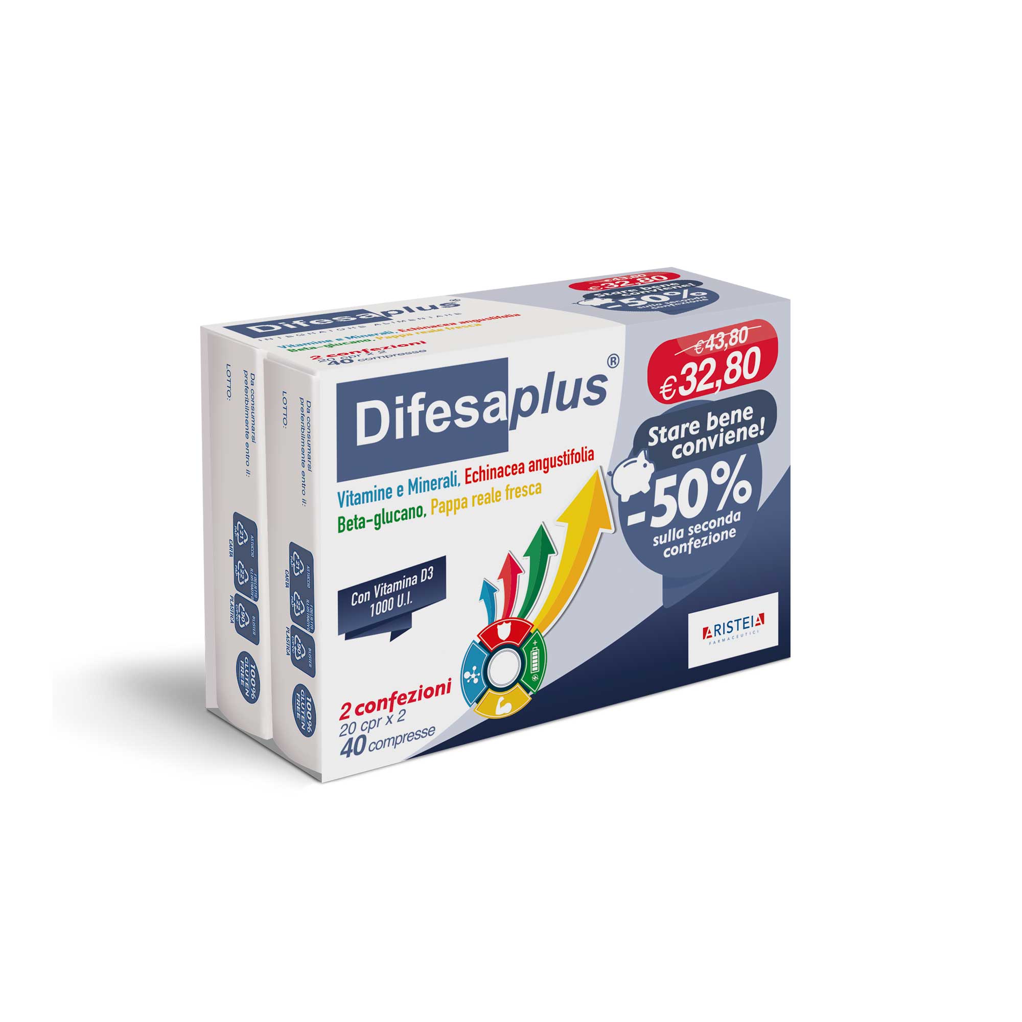 DifesaPlus Compresse Bipack